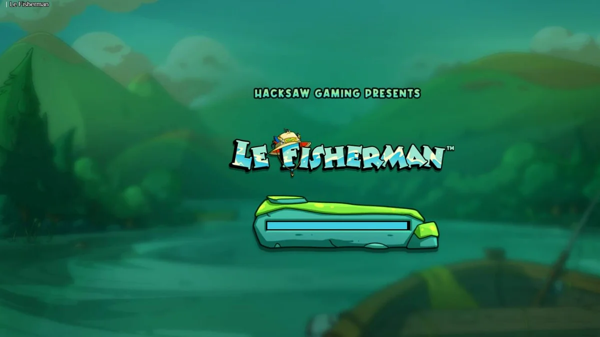 Si Smokey ang raccoon na nakasuot ng fishing gear sa Le Fisherman slot